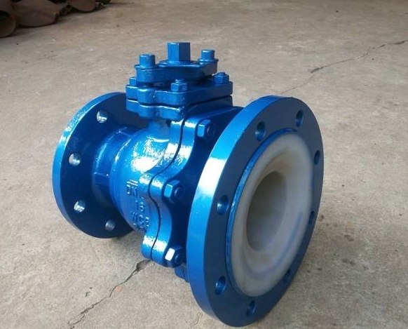 FQ41F46衬氟放料球阀