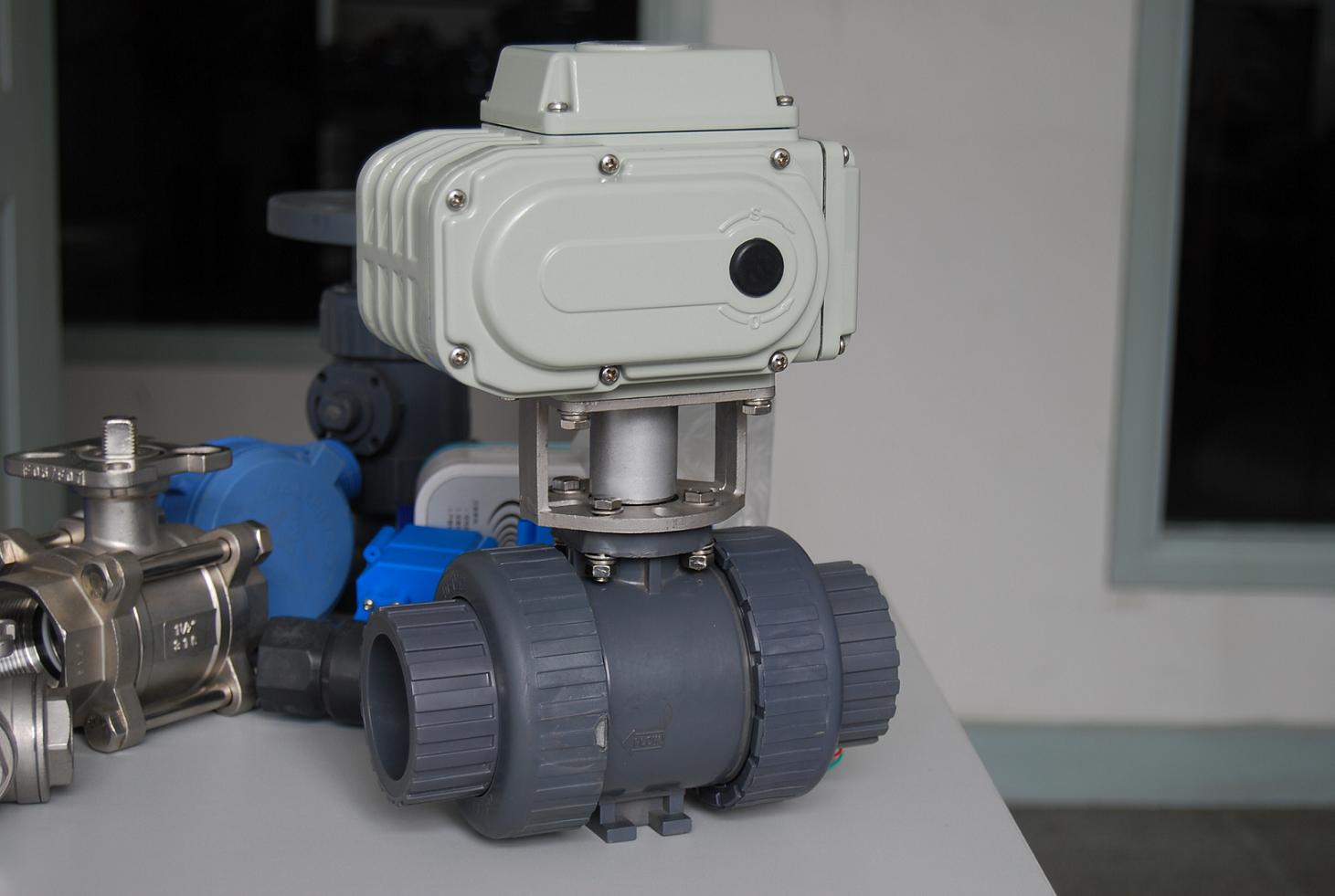 电动塑料球阀（PVC,CPVC,UPVC）