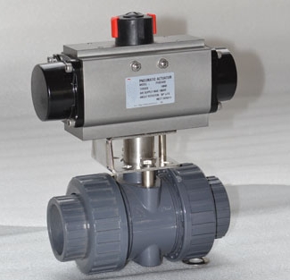 气动塑料球阀（PVC,CPVC,UPVC）