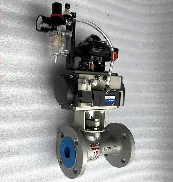 Q641M，Q641PPL气动一体式高温球阀