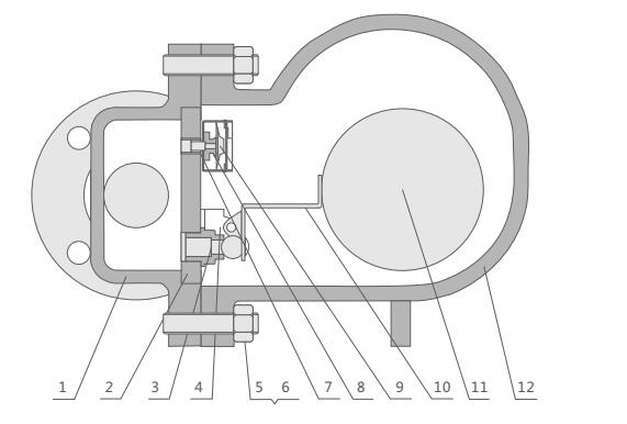 FT44H杠杆浮球式蒸汽疏水阀结构分析图