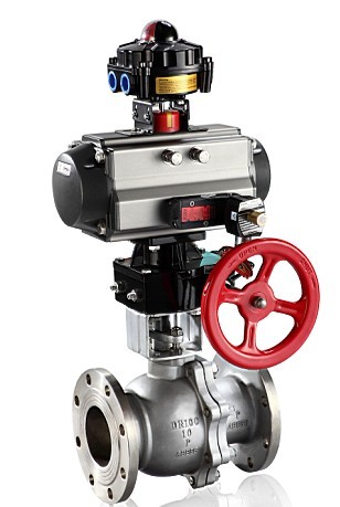 防爆气动球阀结构图