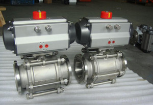 气动真空球阀结构