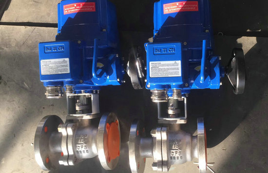 电动防爆球阀结构