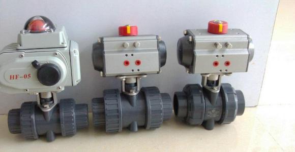 电动UPVC球阀结构图