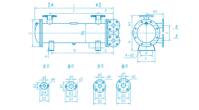 2LQFW型冷却器示意图