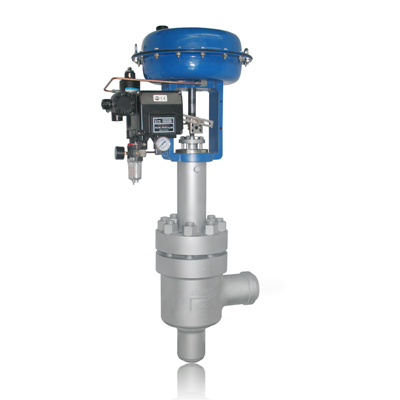 进口气动高压角式调节阀