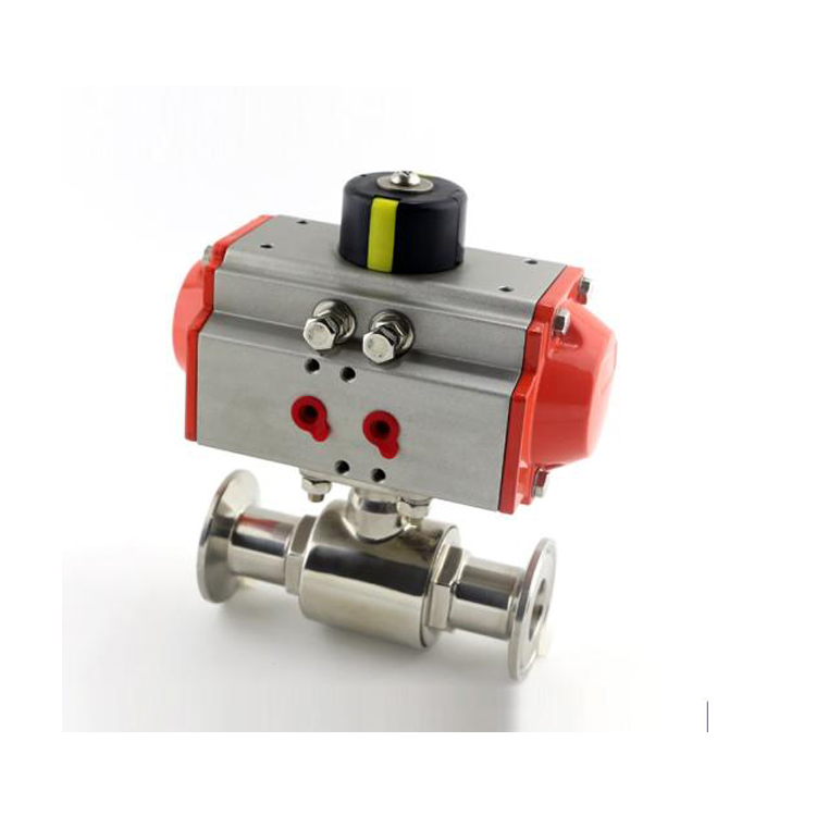 进口气动卡箍球阀 进口气动卡箍球阀