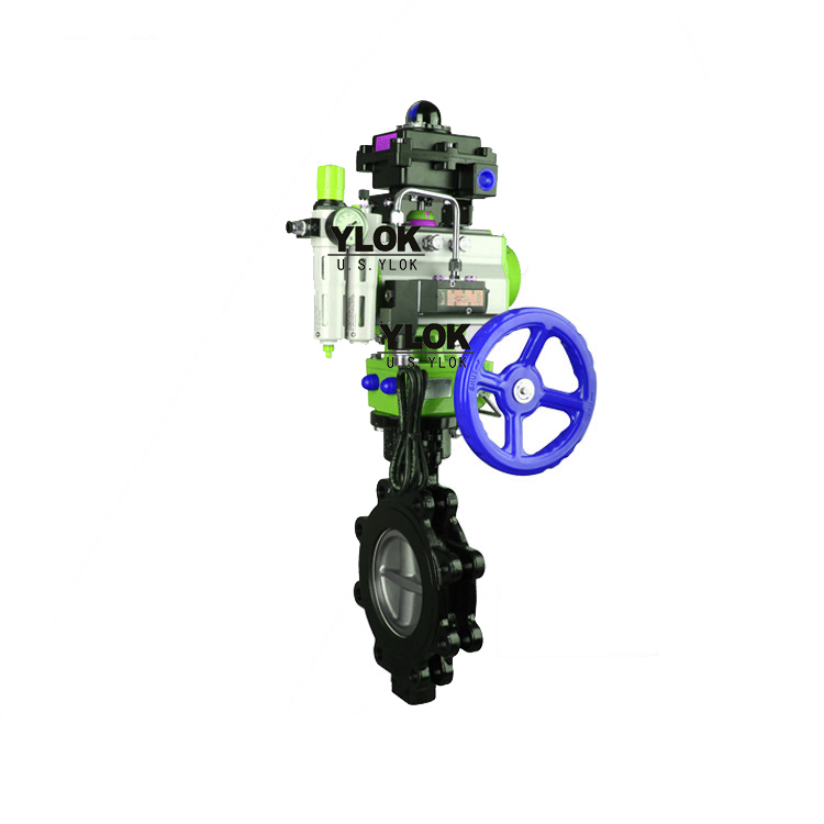 进口气动三偏心蝶阀