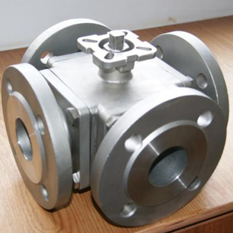 进口法兰四通球阀 进口法兰四通球阀