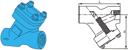 锻造Y型过滤器结构图