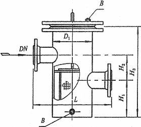 高低篮式过滤器结构图