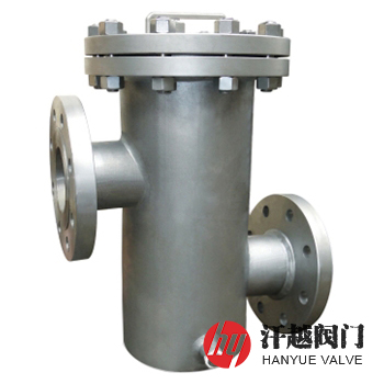 高低接管平底篮式过滤器