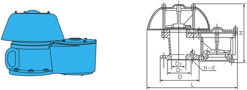 全天候防冻呼吸阀结构图