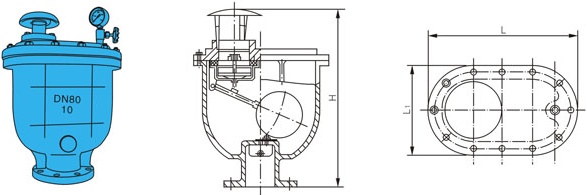 CARX复合式排气阀结构图