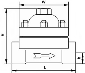 可调双金属片式蒸汽疏水阀结构图
