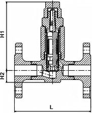 CS44F液体膨胀式蒸汽疏水阀结构图