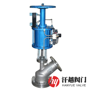 气动带手动放料阀