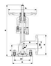 角式放料阀结构图