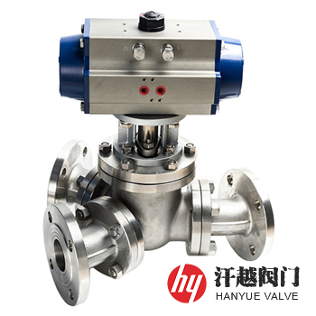 气动Y型三通球阀