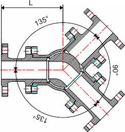 不锈钢Y型三通球阀