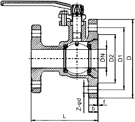球式放料阀结构图